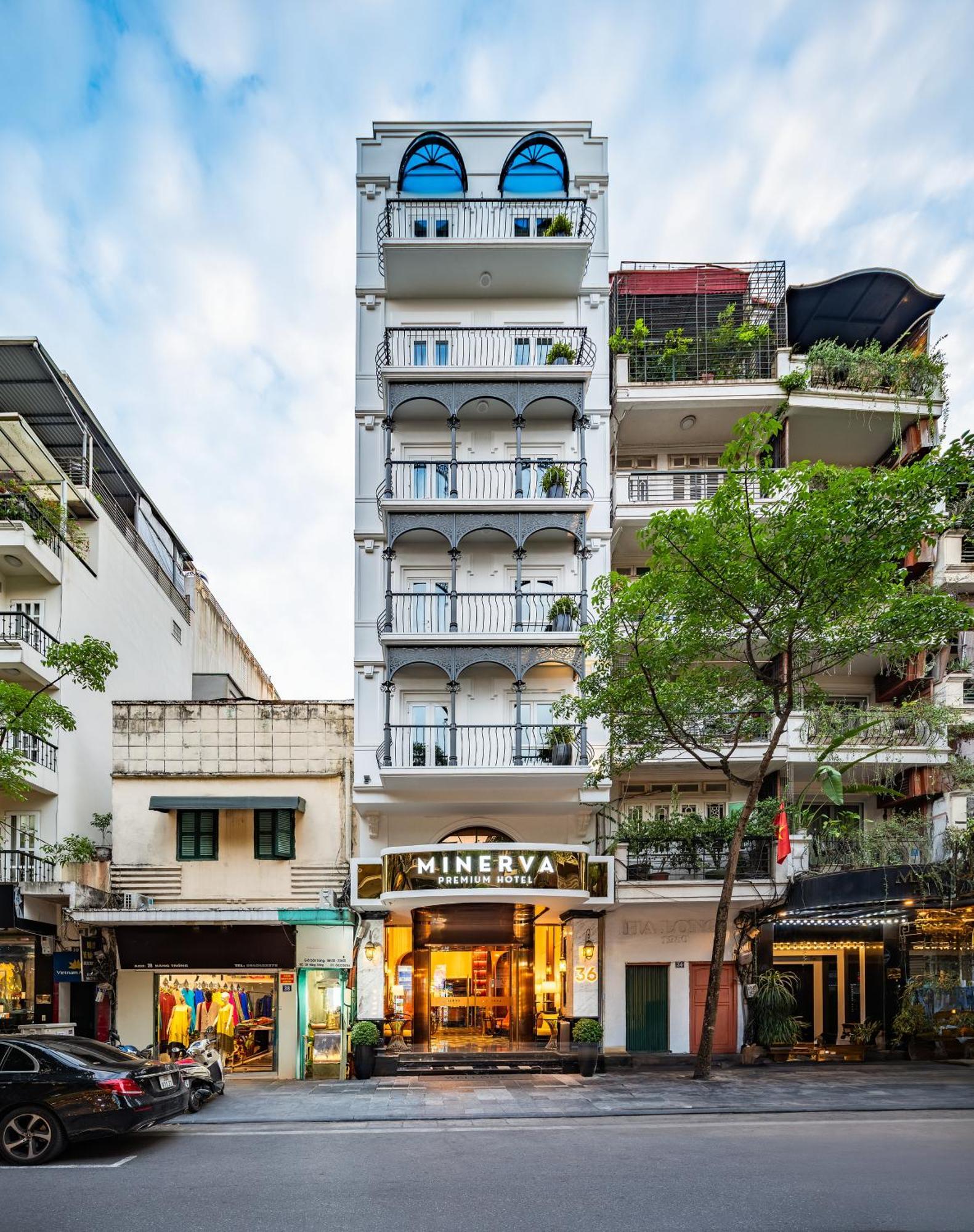 Minerva Premium Hotel Hanoj Exteriér fotografie